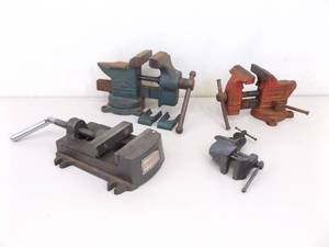 lot 8 image: Lot of Antique and Vintage Vises 