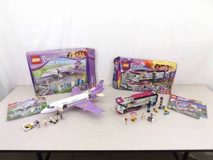 2 Sets of Lego Friends #41109 and #41106 with Mini Figures and Original Boxes