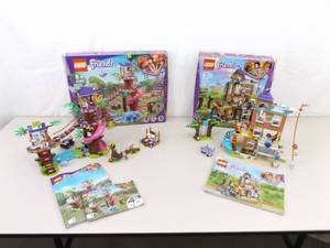 lot 21 image: 2 Sets of Lego Friends #41424 and #41340 with Mini Figures and Original Boxes