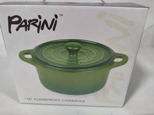 lot 6 image: Parini Casserole Dish wLid New in Box