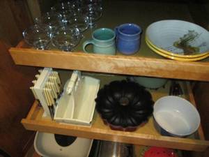 lot 177 image: Content of cabinet lower to include...