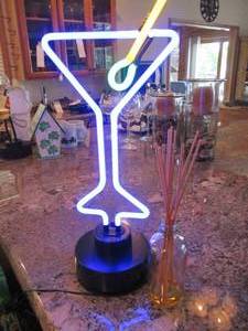 lot 187 image: Cocktail shaped Lamp plus essential...