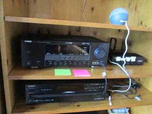 lot 204 image: Yamaha Natural sound AV receiver RX...