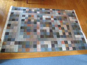 lot 222 image: Multi-color checkered atea rig appr...