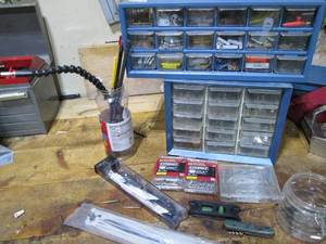 lot 263 image: 2-multi-drawer hardware organizers ...