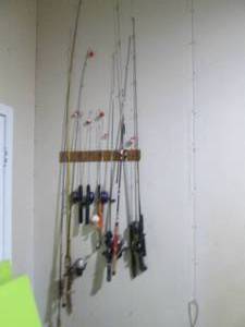 lot 280 image: Lot of assorted fishing poles...