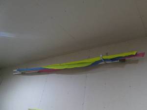 lot 315 image: Large colorful waterfront marker fl...