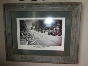 lot 17 image: Barnwood framed Twine Ball Day 2008...