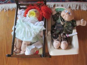 lot 41 image: Vintage Cabbage Patch doll botly an...