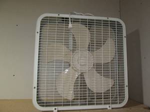 lot 129 image: Freestanding box style floor fan...