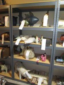 lot 138 image: Heavy duty metal framed shelving un...