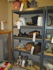 lot 139 image: Heavy duty metal framed shelving un...