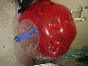 lot 303 image: Large inflatable rolling ball great...