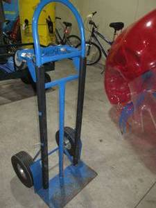 lot 306 image: Solid 2 wheel cart...
