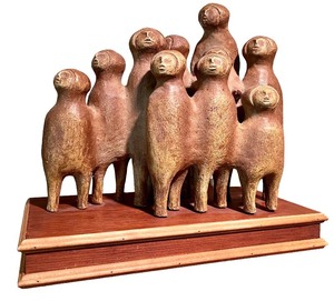 lot 55 image: Watching the Parade Figurine Sculpture by Artist Adolfo