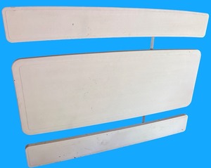 lot 96 image: Folding Plastic Banquet Table with Steel Frame