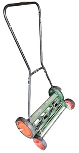 lot 100 image: Scotts Classic Push Reel Lawn Mower