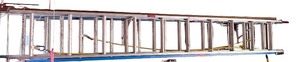 lot 97 image: Werner Aluminum Extension Ladder