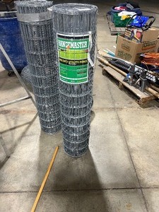 lot 25 image: 14 GAUGE 2X4- 48H X 50FT LONG WELDED UTILITY FENCE (NEW)