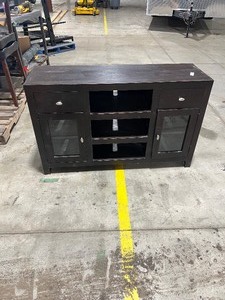 lot 42 image: 52 W X 32 H X 16D WOOD CABINET