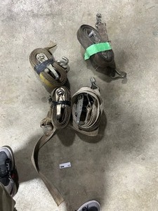 lot 161 image: QTY4 --2 RACHET STRAPS