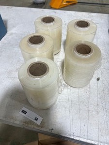 lot 66 image: 5 ROLLS OF STRETCH WRAP
