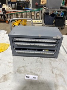 lot 108 image: METAL END MILLS BIN WITH ASSORTED BITS