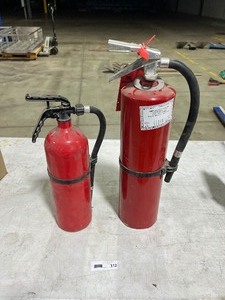 lot 112 image: 2 FIRE EXTINGUISHERS