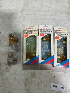 lot 118 image: QTY 4 - EMERGENCY LAMP REPAIR KITS