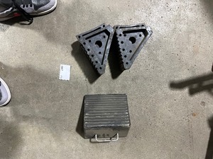 lot 152 image: QTY 3 WHEEL CHOCKS