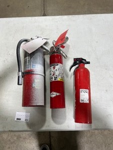 lot 211 image: 3 FIRE EXTINGUISHERS