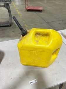 lot 224 image: 5 GALLON DIESEL CAN