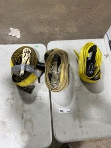 lot 229 image: QTY 3 --2 RACHET STRAPS