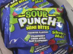 lot 15 image: (B-1) 12 Bags of Sour Punch Assorte...