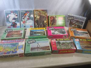 lot 27 image: (EW3) Assorted Vintage Puzzles...