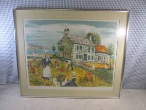 lot 40 image: (A-4) Framed Signed and Numbered Al...