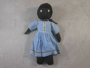 lot 54 image: (BS) Vintage Rag Doll 14...