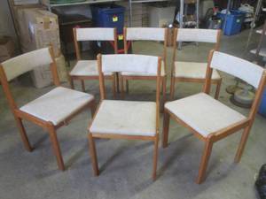 lot 70 image: (FRNT) Set of 6 Mid Century Danish ...
