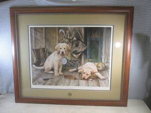 lot 86 image: (FS) Large Framed Signed and Number...
