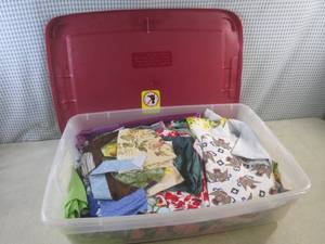 lot 111 image: (EW3) Tote Full of Assorted Materia...