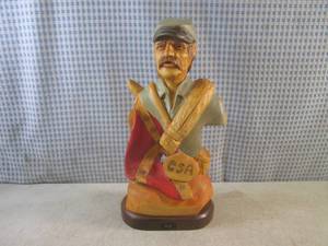 lot 119 image: (CNTR) Hand-Carved Wooden Confedera...