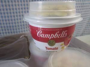 lot 144 image: (C-1) 6 Single Serve Campbells Tom...