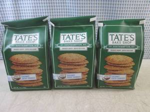 lot 159 image: (B-1) 3 Bags of Tates Bake Shop Co...
