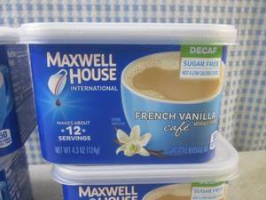 lot 163 image: (B-1) 4 Containers of Maxwell House...
