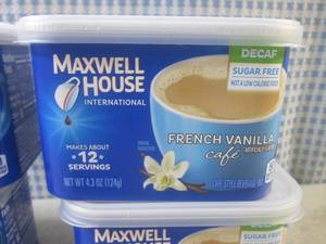 lot 165 image: (B-1) 4 Containers of Maxwell House...
