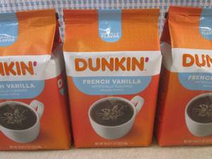 lot 169 image: (B-2) 3 Bags of Dunkin French Vani...
