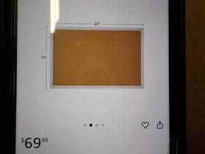Office Depot Cork Bulletin Board in...