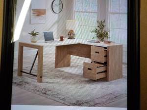 lot 7 image: Sauder L Shaped Desk Dixon City Col...