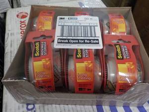 lot 25 image: 6 Rolls 3M Scotch Moving and Storag...