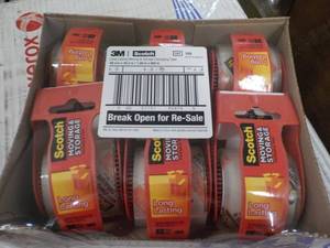 lot 26 image: 6 Rolls 3M Scotch Moving and Storag...
